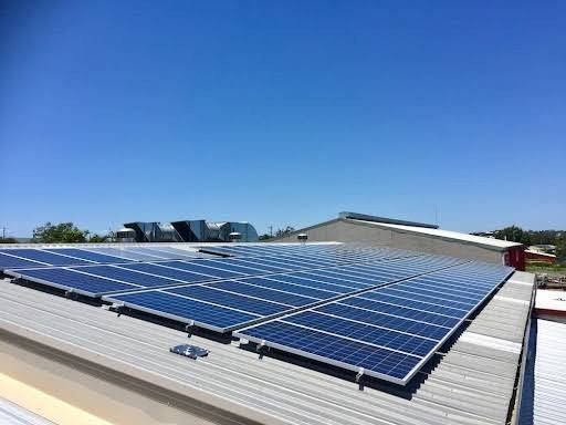 Rooftop solar photovoltaic installation